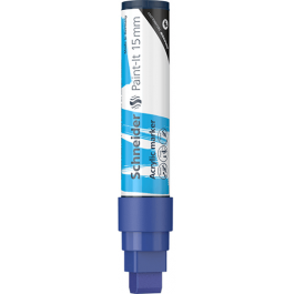 Marker vopsea acrilica Paint-It 330 15 mm Schneider Albastru