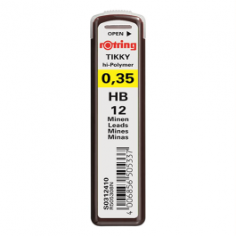 Mine creion mecanic Rotring 0.35mm HB