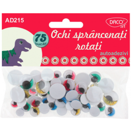 Ochi sprancenati rotati Daco