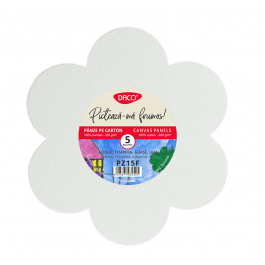 Panza pictura pe carton floare Daco set 5 bucati 