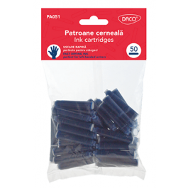 Patroane cerneala Daco 50 buc - albastre