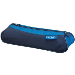 Penar borseta triunghiular Herlitz albastru-bleu