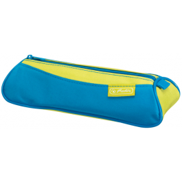 Penar borseta triunghiular Herlitz albastru-verde