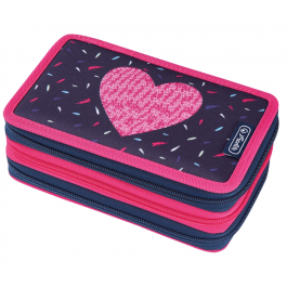 Penar echipat Herlitz 3 fermoare Tropical Heart