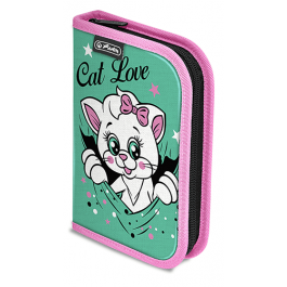 Penar neechipat Herlitz 1 fermoar Cat Love
