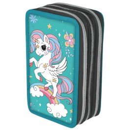 Penar neechipat Herlitz 3 fermoare Unicorn
