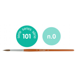 Pensula Milan seria 101 cu varf rotund - nr 0