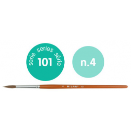 Pensula Milan seria 101 cu varf rotund - nr 4