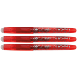 Pix cu radiera Ecada Disparel Rosu