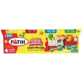 Plastilina usoara Modeling Dough Fatih 4x130g