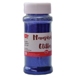 Pudra glitter Monosararita glitter - Albastru