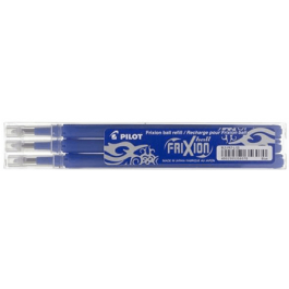 Rezerve Pilot FriXion 0.5 mm vf Mediu 3buc/set - albastru inchis
