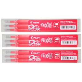 Rezerve Pilot FriXion 0.7 mm 36 bucati / cutie - rosu