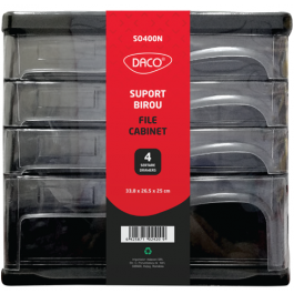 Suport birou 4 setare Daco Negru