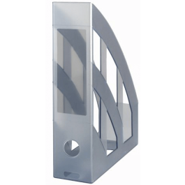 Suport documente vertical Herlitz - Gri Translucid