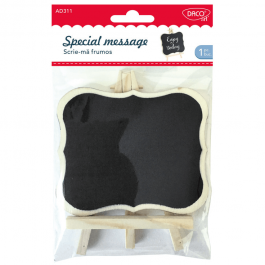 Tablita mica lemn Daco Scrie-ma frumos 