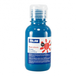 Tempera Milan 125ml Albastru Fluorescent