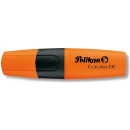 textmarker 490 pelikan portocaliu