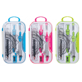 Trusa geometrie plastic Pastel Daco