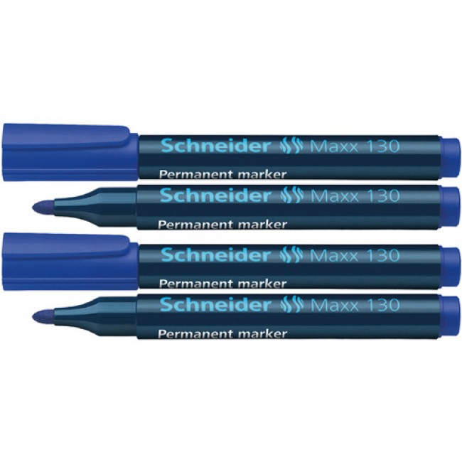 Marker Permanent Schneider Maxx 130 Albastru