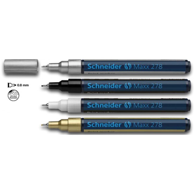 Marker Vopsea Schneider Maxx 278 0 8mm Alb