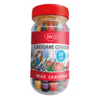 Creioane colorate cerate Daco 20 culori