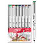 Pix liner grafic Arhitect Daco set 7 linere color