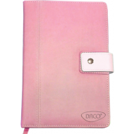Agenda nedatata A5 160 pagini Daco AN511 - maro deschis, roz, turcoaz