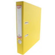 Biblioraft plastifiat ingust 5 cm Daco Galben