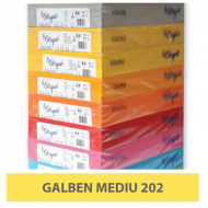 Carton colorat A4 160g Favini 202 - galben mediu