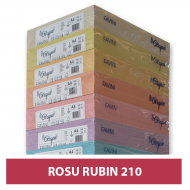 Carton colorat A4 160g Favini 210 - rosu rubin