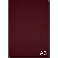 Coperta carton imitatie piele A3 - Rosu Bordo