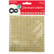 Covorasul sclipitor DacoArt - auriu