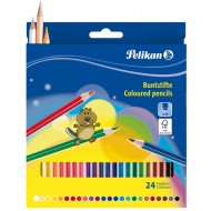 creioane colorate pelikan 24 culori