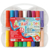 Creioane colorate pastel acuarela AquaPastel Daco 18 culori