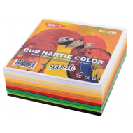 Cub hartie colorata 9cm x 9cm Daco