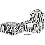 Cub hartie cu suport carton Black & White