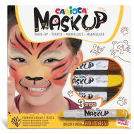 Culori piele si fata Carioca Mask Up Animals 3 culori 