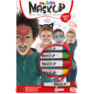 Culori piele si fata Carioca Mask Up Party.Desen pe fata