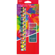 Culori tempera Daco 12 culori 12ml