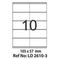 Etichete autoadezive 10 coala 105 x 57 mm