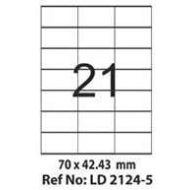 Etichete autoadezive 21 coala 70 x 42,43 mm