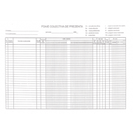 Foaie colectiva de prezenta A4 , 100 file