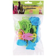 Forme pentru modelat plastilina Ecada