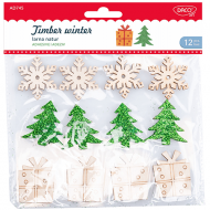 Iarna natur lemn DACOArt