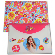 Mapa plastic cu buton Soy Luna