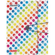 Mapa plastic cu elastic lata 40mm Herlitz Smiley World Rainbow