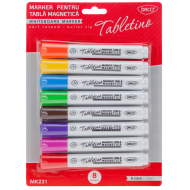 Marker tabla magnetica Daco 8 culori MK231