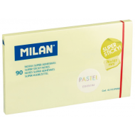 Notes autoadeziv  galben pastel 127x76mm Milan