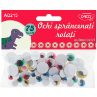 Ochi sprancenati rotati Daco